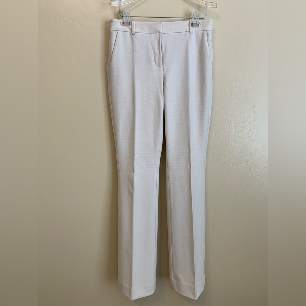 White House Black Market Cream Slacks